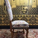 Set of 8 Louis XIII style chairs
