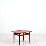 „Surfboard“ teak coffee table by Grete Jalk for Glostrup