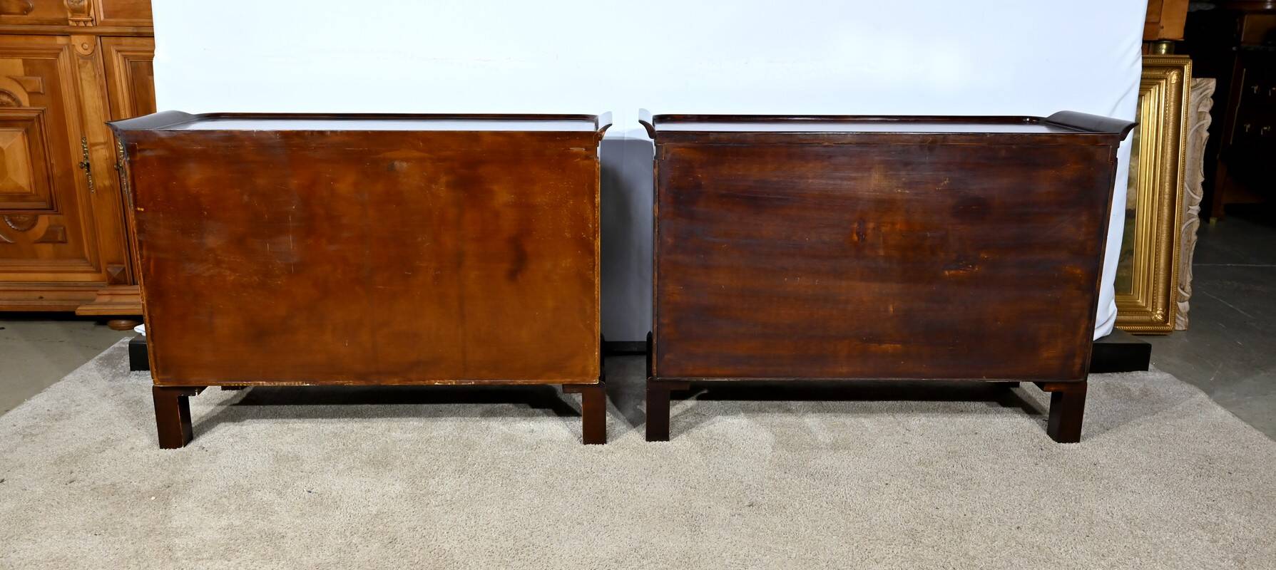Pair of Small Lacquered Wood Sideboards – 1940