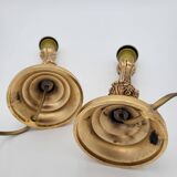 Pair of bronze lamp bases