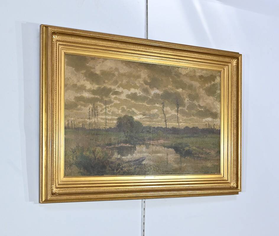 Oil on canvas, signed Cheret – Mid 19th century