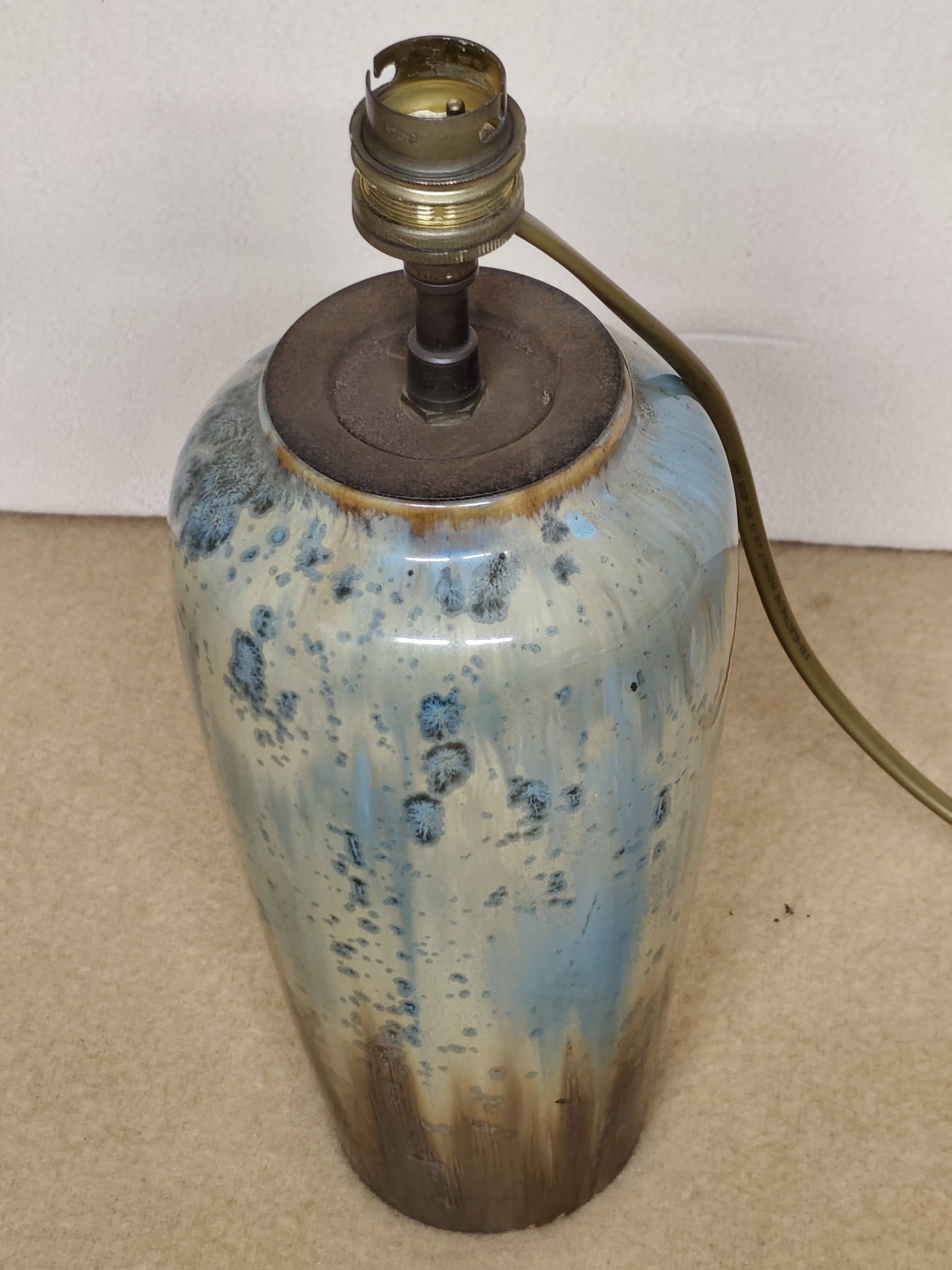 Lamp base signed "pierrefonds"