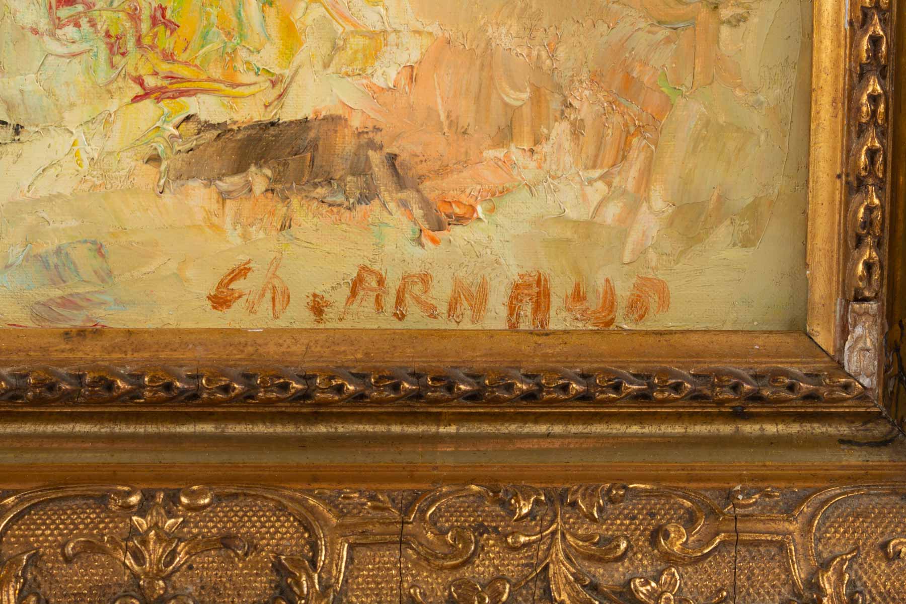 Post-Impressionist painting by Ch. Arnaud.