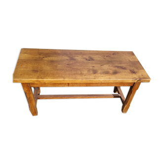 Solid oak coffee table