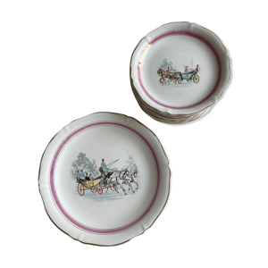 10 assiettes à dessert - saint amand