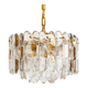 Murano glass and brass 'Palazzo' chandelier by Kalmar