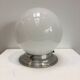 Opaline ball wall light