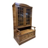 Entrance hall wardrobe in solid oak - 1930s