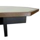 Vintage coffee table octagon design 1970s wenge octagon