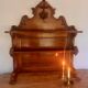 Elegant French Wall Shelf Saint-Hubert – Carved Walnut, Late 11th Century