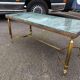Table basse d'appoint plateau marbre ancien