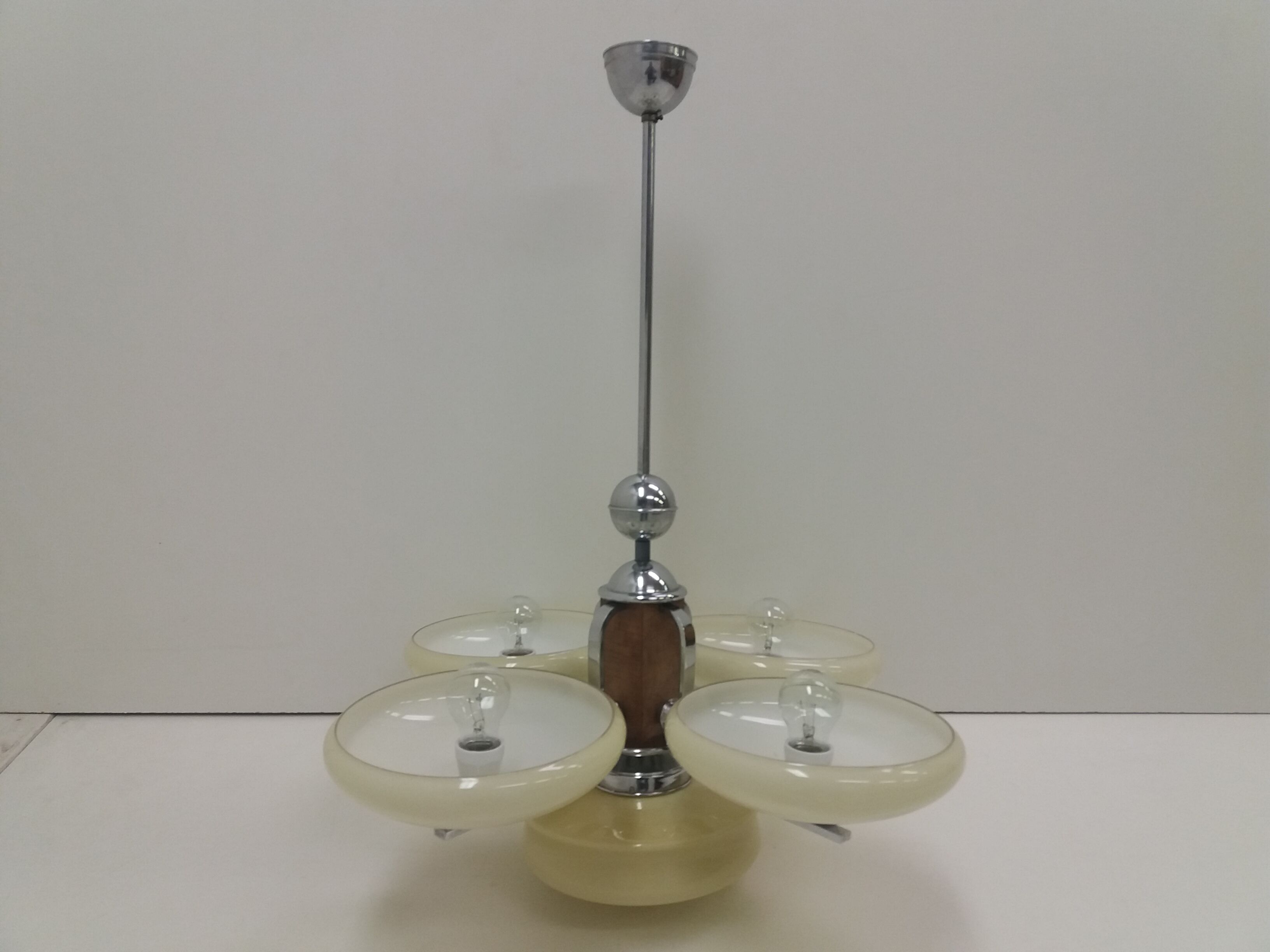 Art Deco chandelier, Czechoslovakia