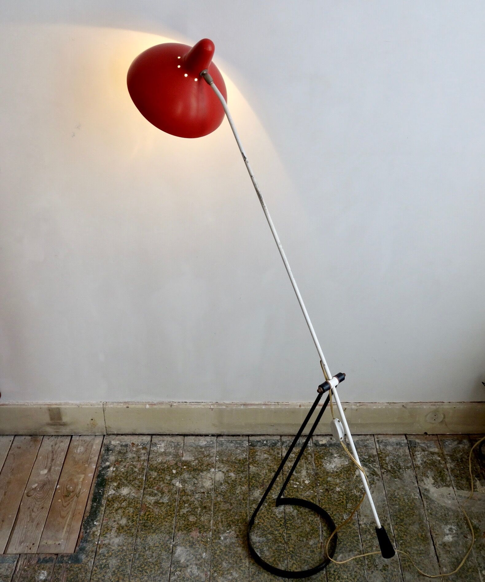 Lamppost Tivoli Grasshopper to counterbalance by Floris Fiedeldij for Artimeta, 1956