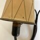 Art deco beaten iron wall lamp