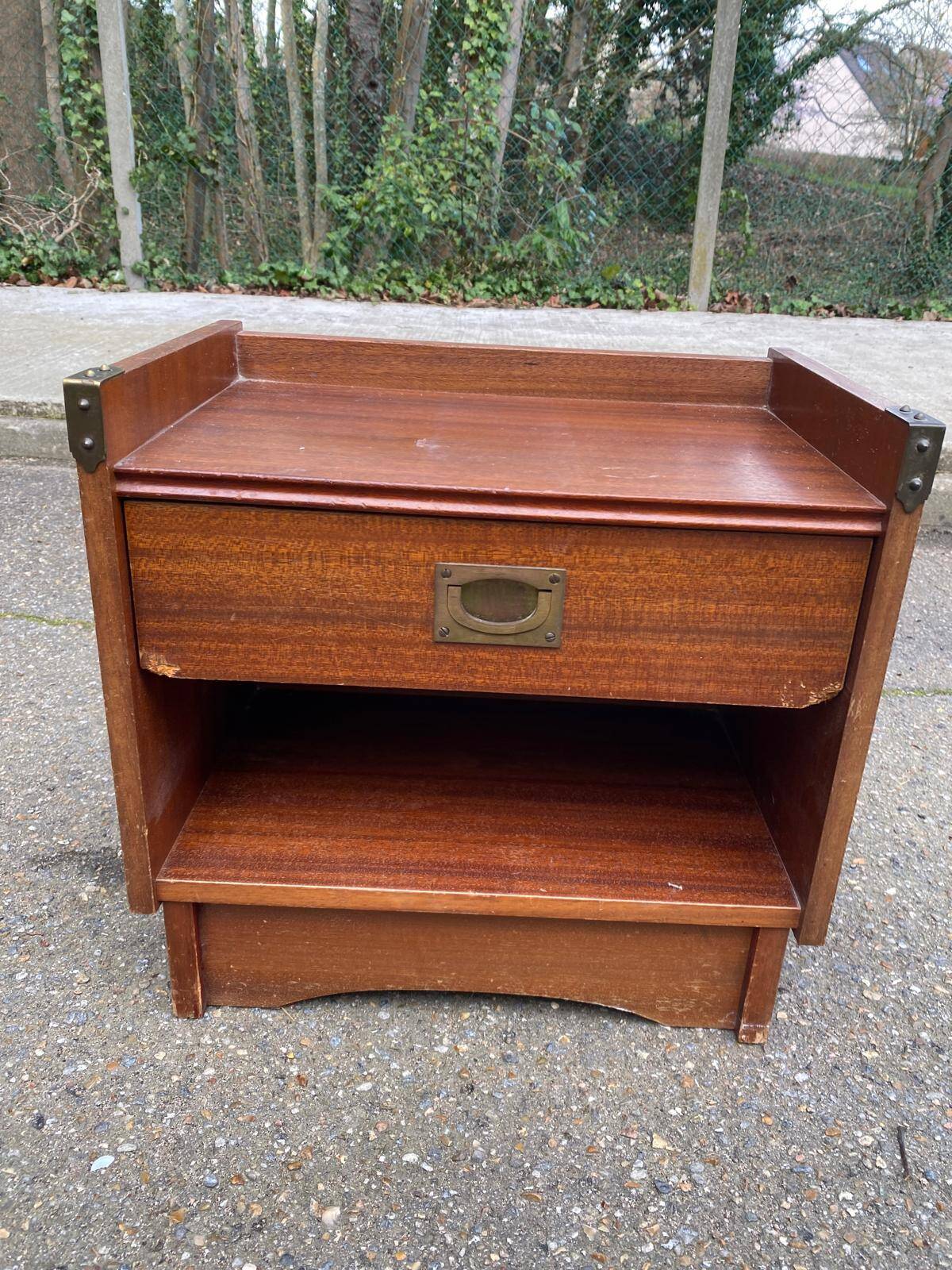 Scandinavian bedside table boat by Gautier France