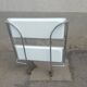 Desserte vintage pliante 2 plateaux