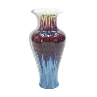 Ceramic vase enamelled around 1960