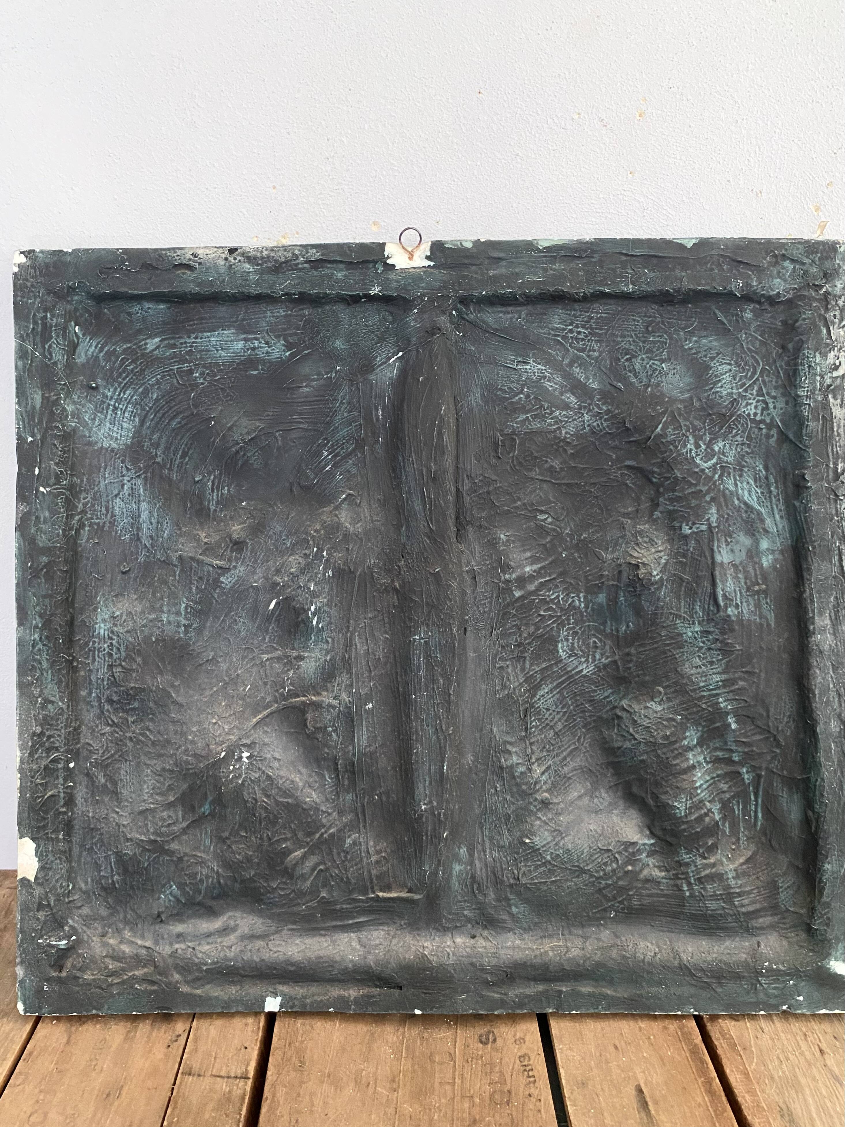 Moulage plâtre à l’Antique, 56x52 cm