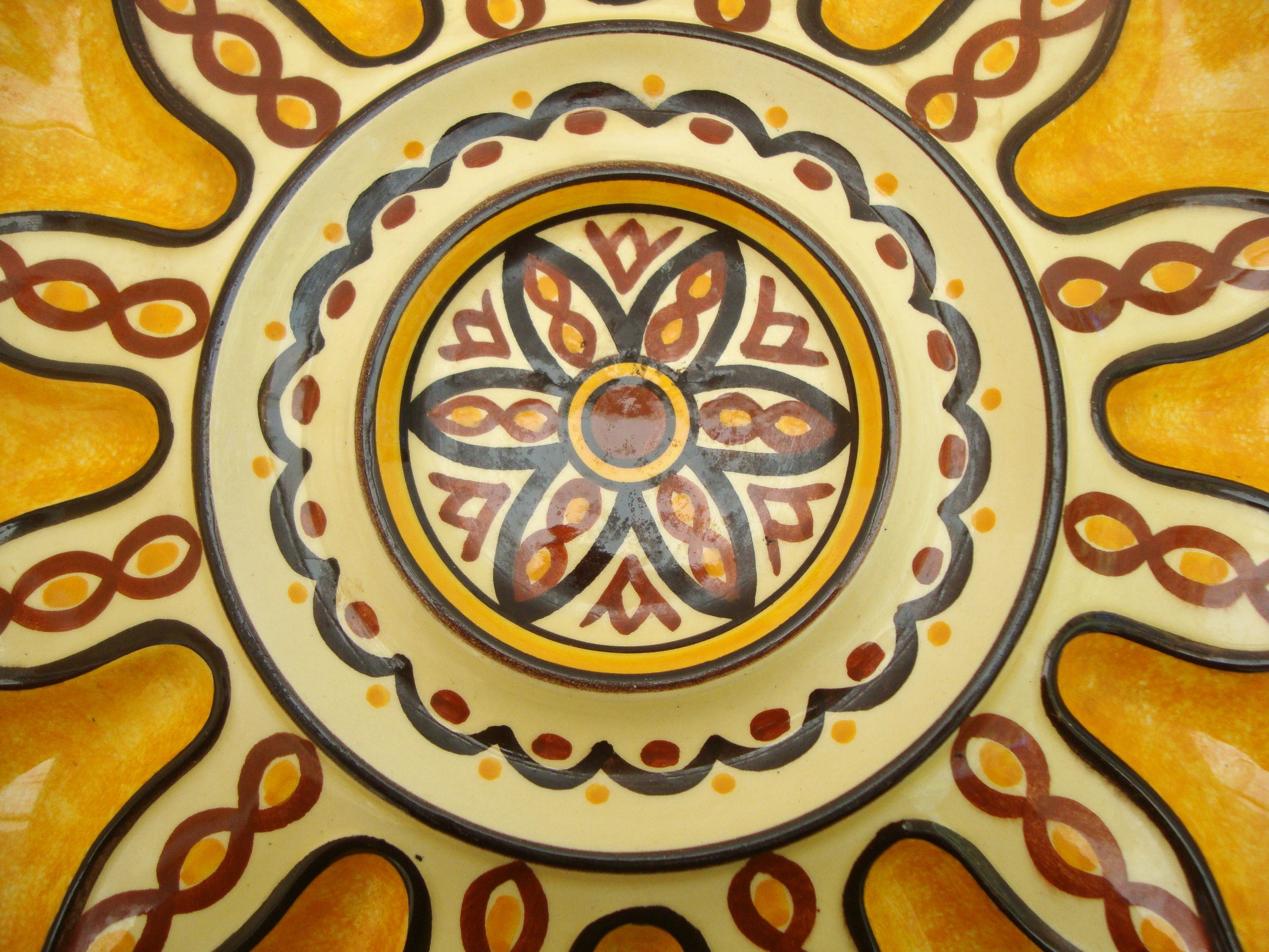 Oyster dish HB Henriot Quimper