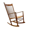 Chaise berçante danoise du milieu du siècle