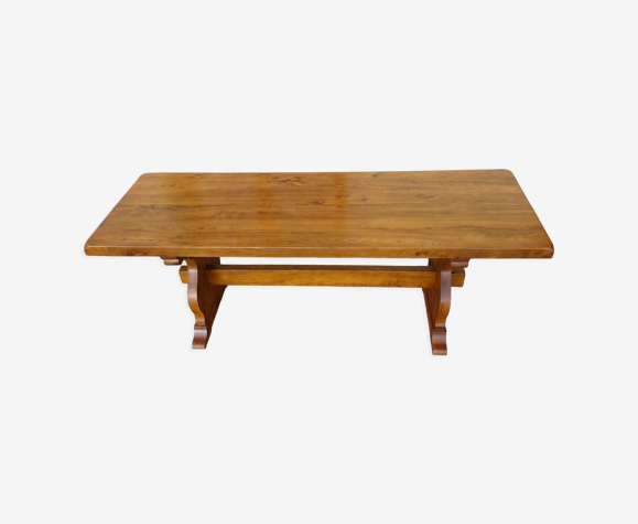 Table monastère en tout en orme massif