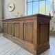 Comptoir de commerce 1950 bois pin 211cm