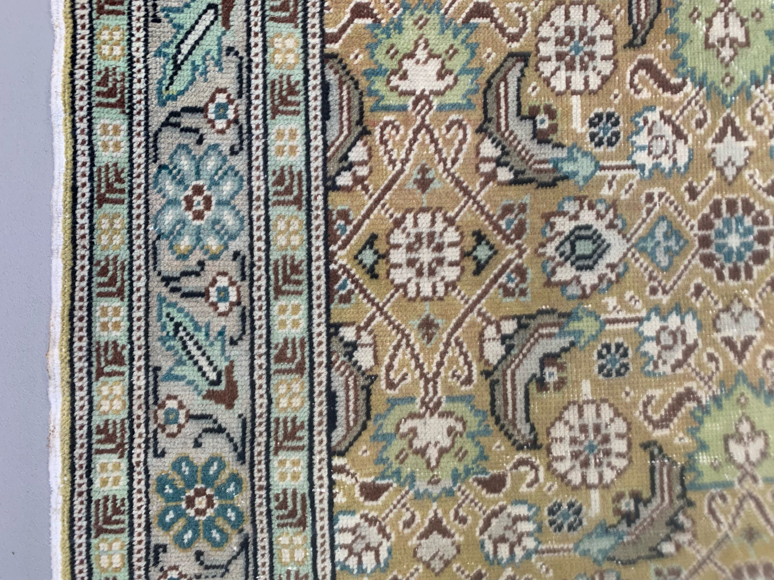 Vintage turkish rug 165x91cm carpet