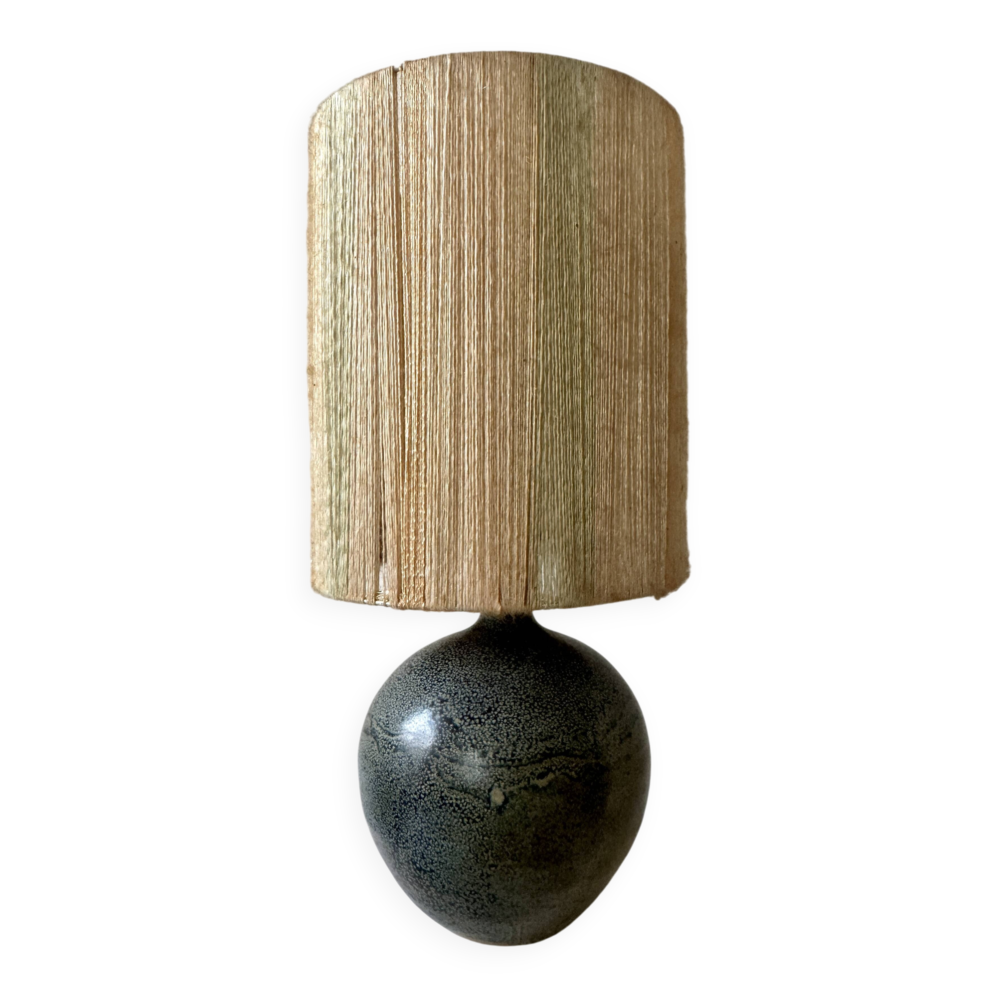 Table lamp in ceramic by Annie Maume and Robert Héraud, La Borne 1950.