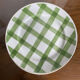 Lot de 5 assiettes plates Orchies Moulin des Loups a carreaux verts