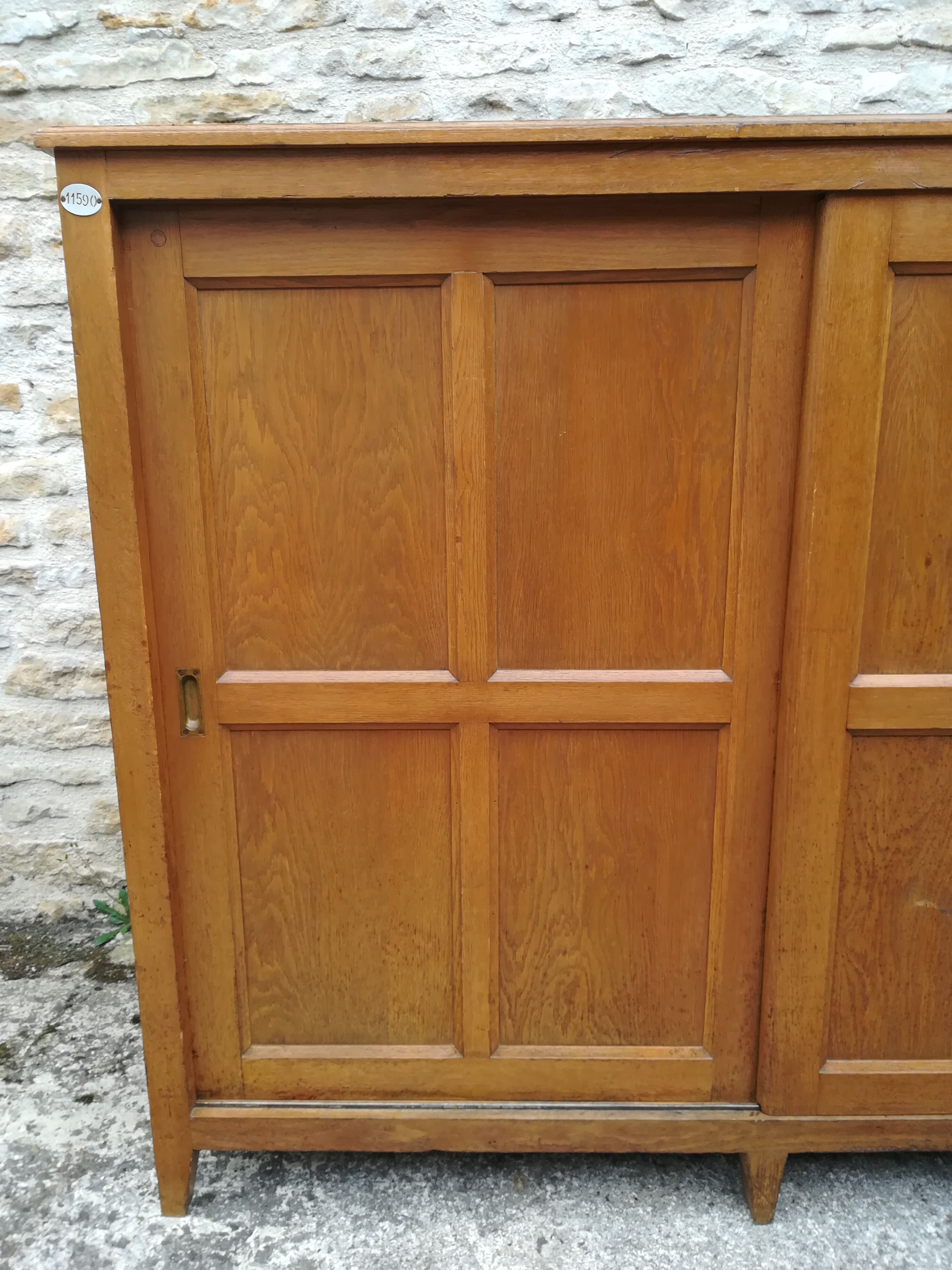 Furniture has two sliding doors