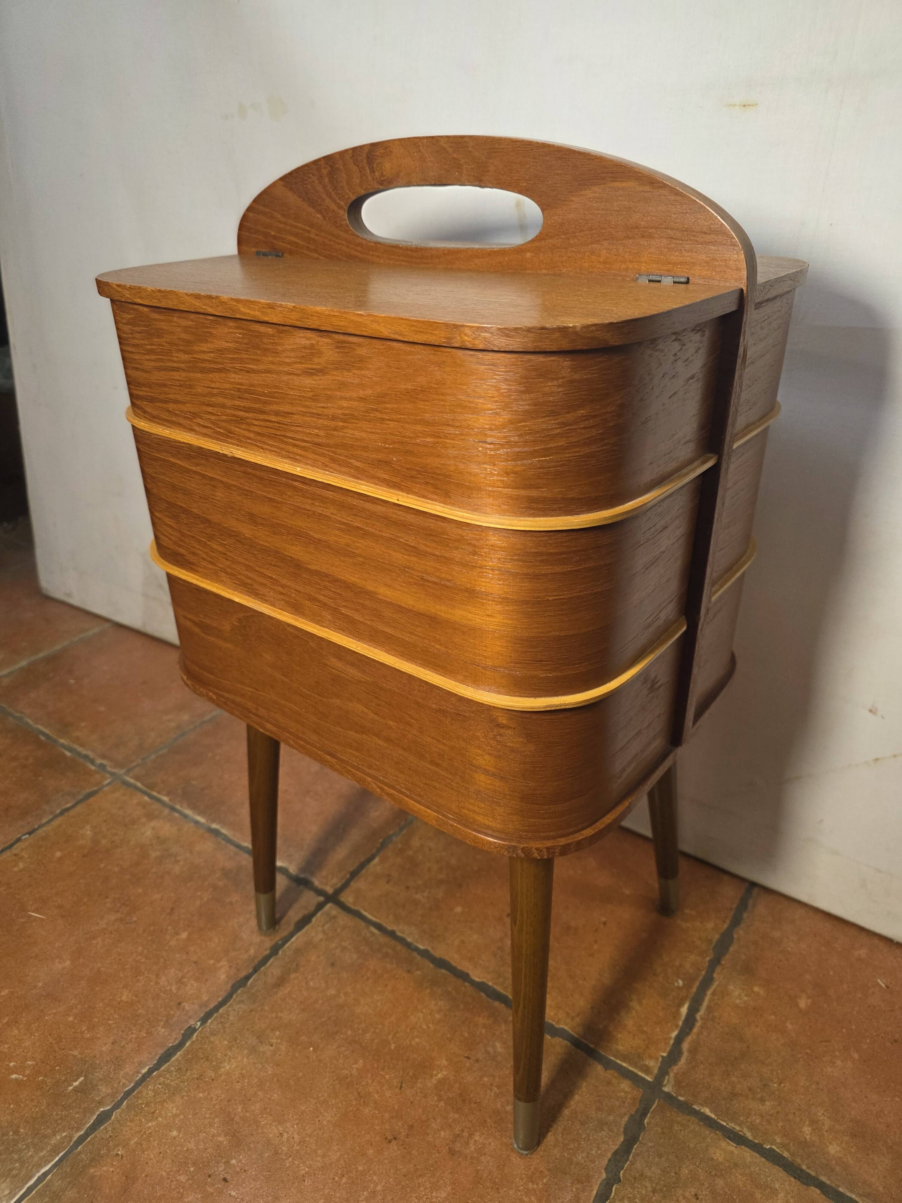 Scandinavian Teak Worker, Danish Design, 1960s
