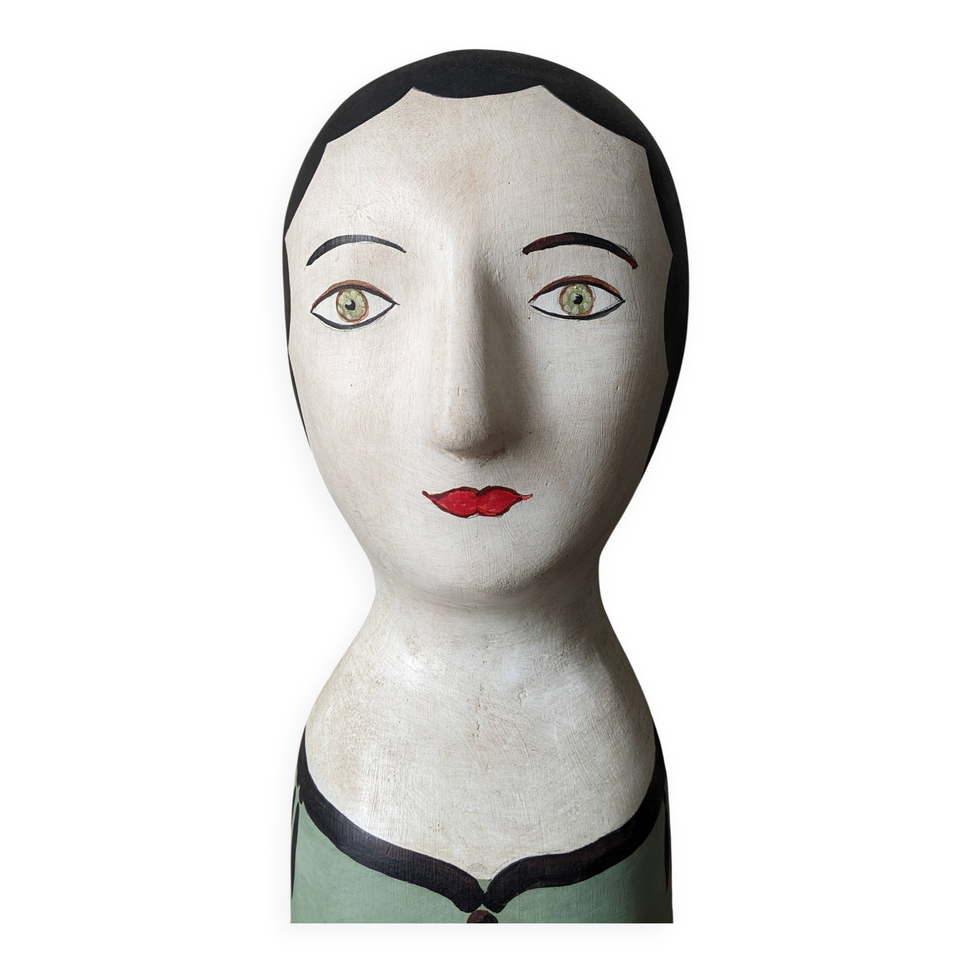 Ceramic marotte handmade bohemian country decoration