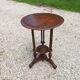 Side table in walnut