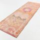 Pink & Orange Oriental Vintage Runner Rug, 101x301Cm