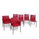 Roberto barbieri pour zanotta, 2 fauteuils et 4 chaises "lia"