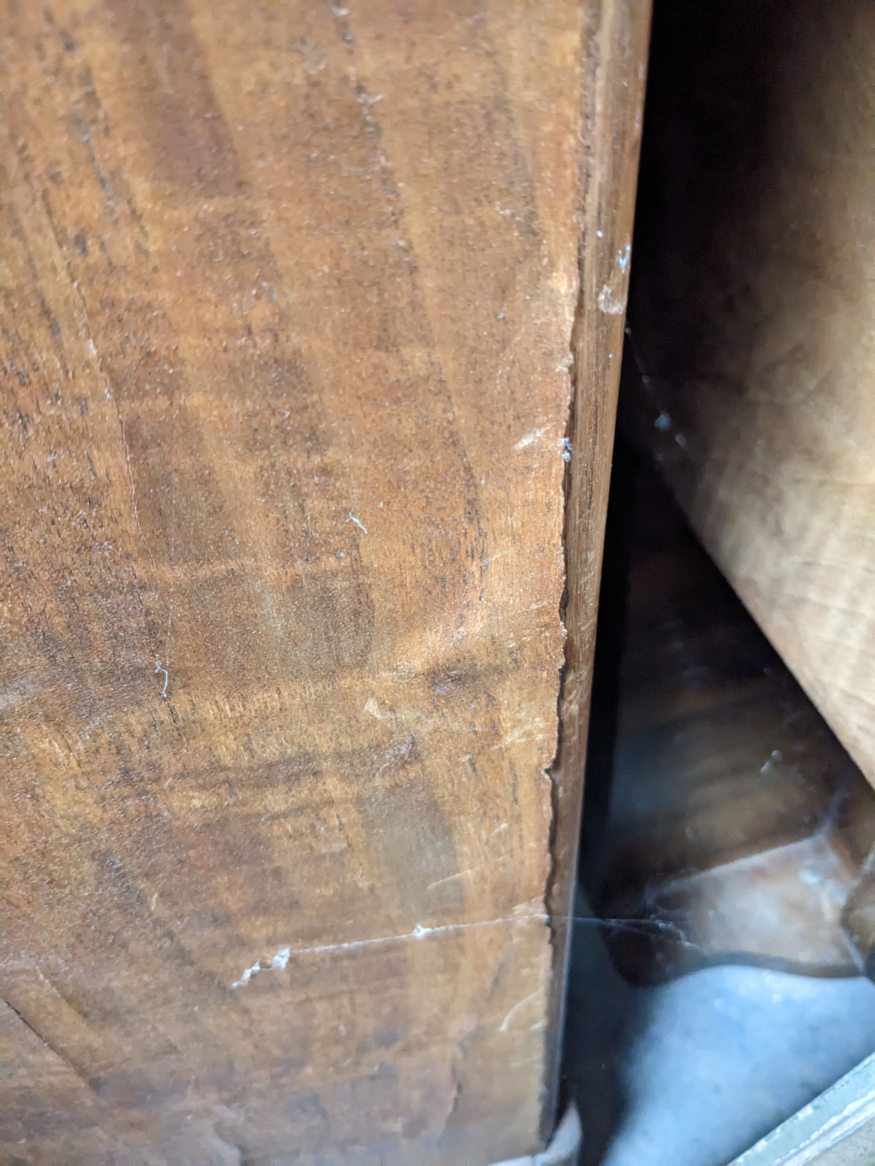 Early twentieth century writing desk with secret cache