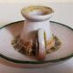 Duo of 50s ceramic hand candle holders