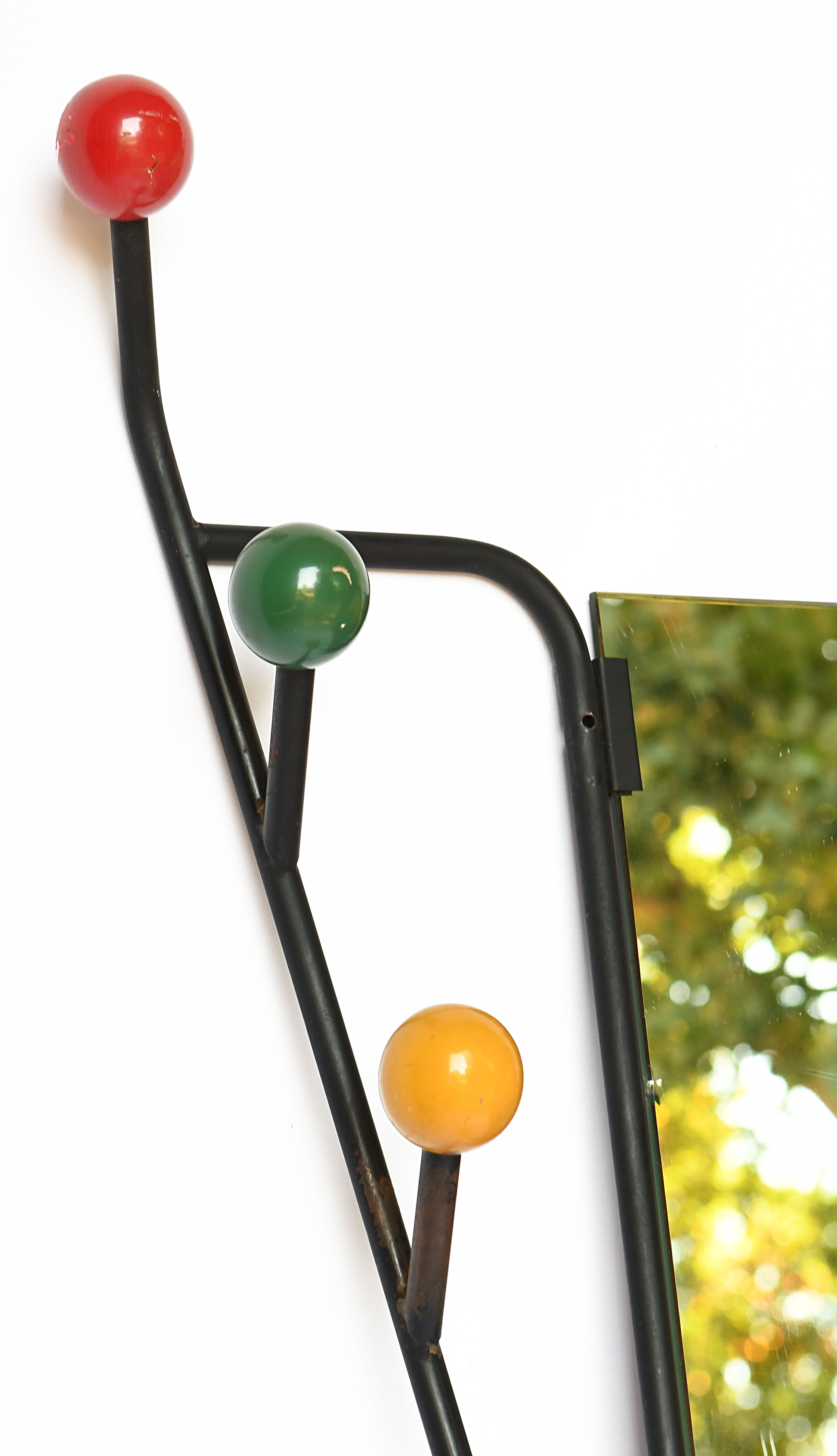 Vintage wall coat rack