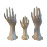 Trio of vintage ceramic ring sizes