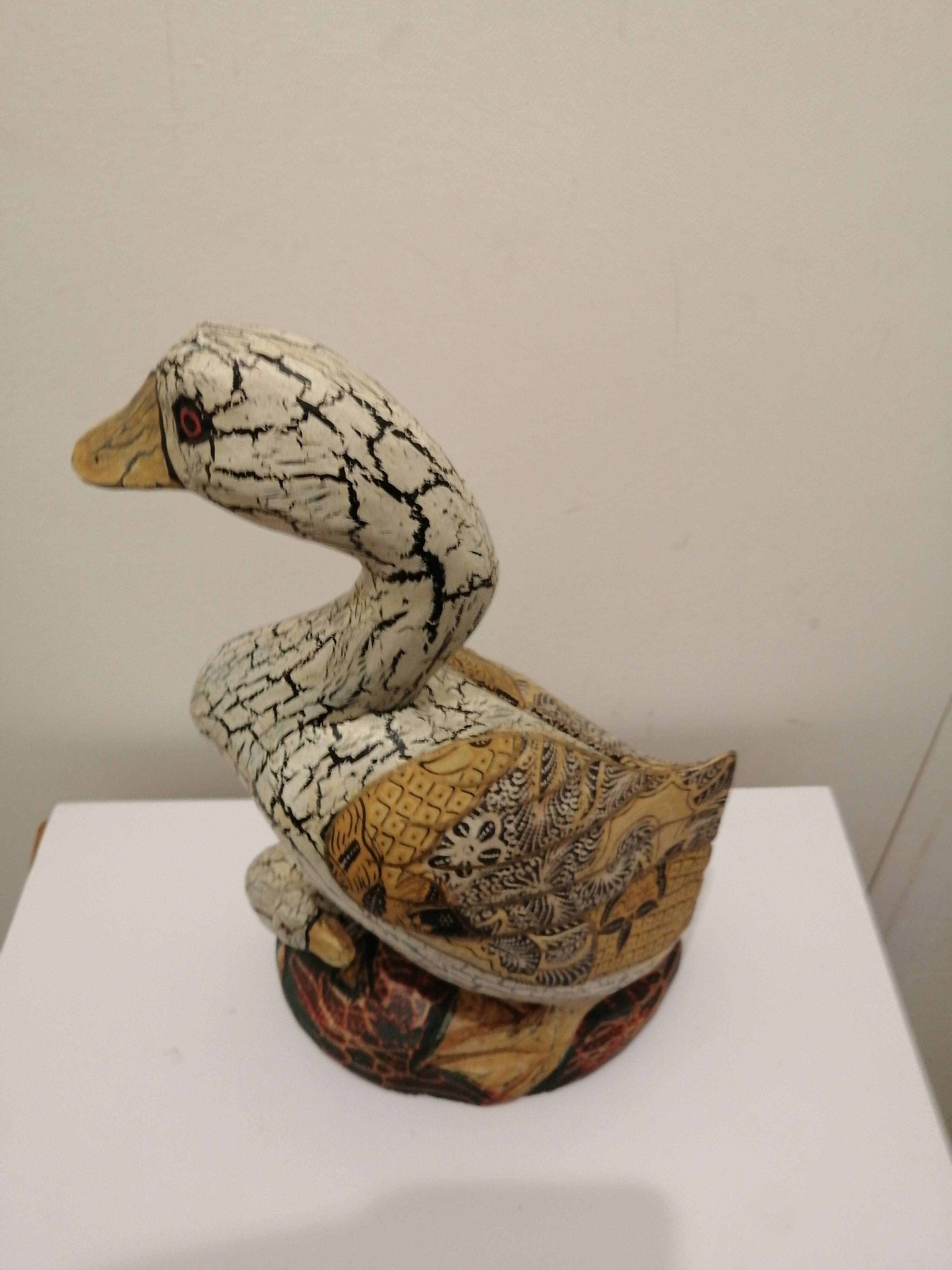 Duck with her little