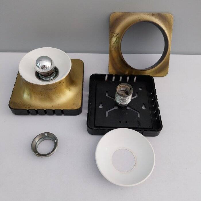 Pair of Italian wall lights from the 70s