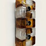 Vintage Murano glass wall lamp sconce Albano Poli Poliarte