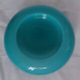 Art Deco Ceiling Lamp Turquoise Opaline Glass