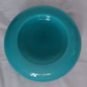Art Deco Ceiling Lamp Turquoise Opaline Glass