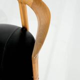 “Ulna” wooden armchair by Franco Poli for Bernini, Italy 1986.
