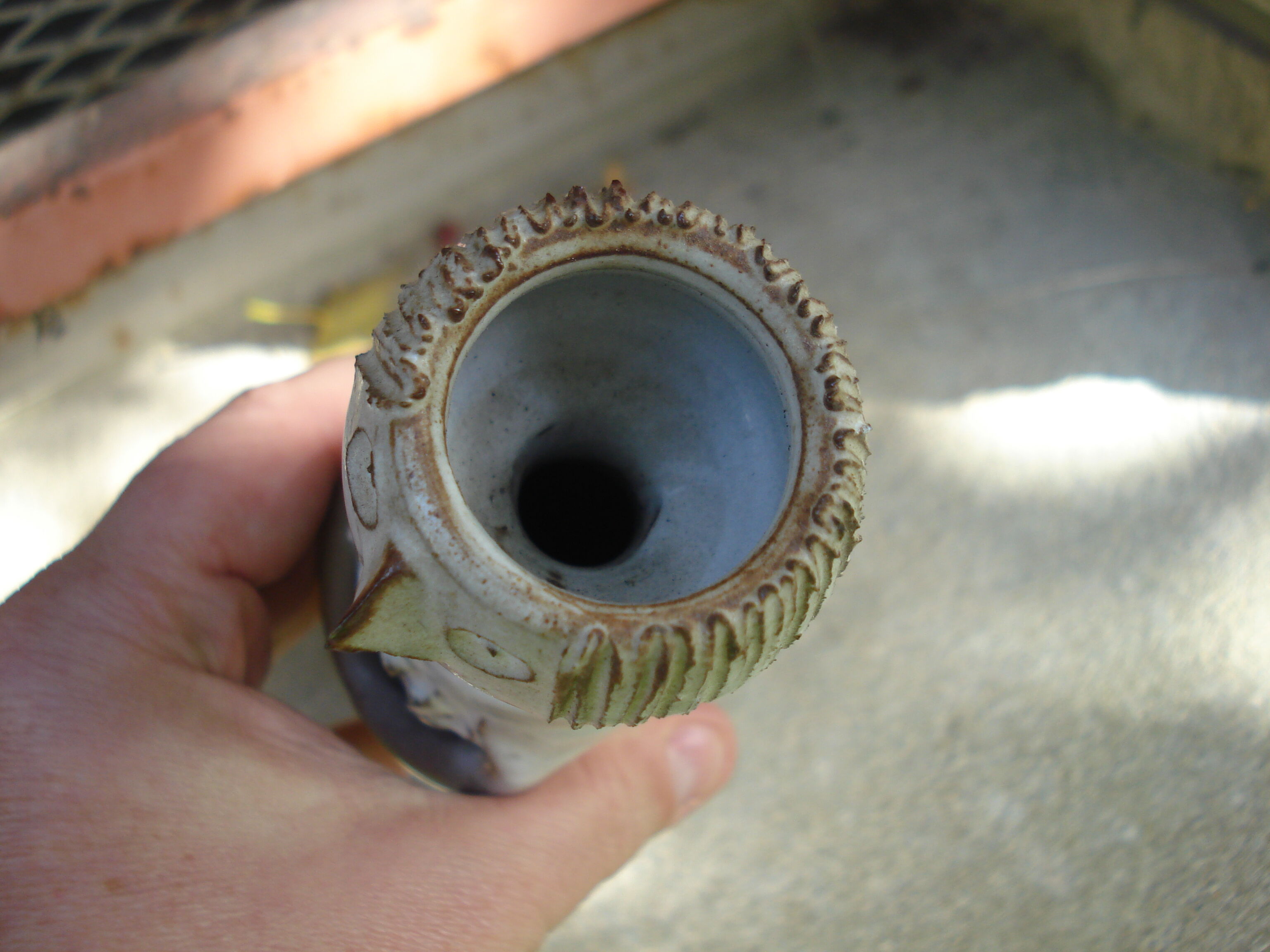 Anthropomorphic vase Jacques Pouchain Atelier Dieulefit 1950