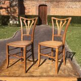 Pair of canning chairs.  new art