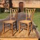 Pair of canning chairs.  new art