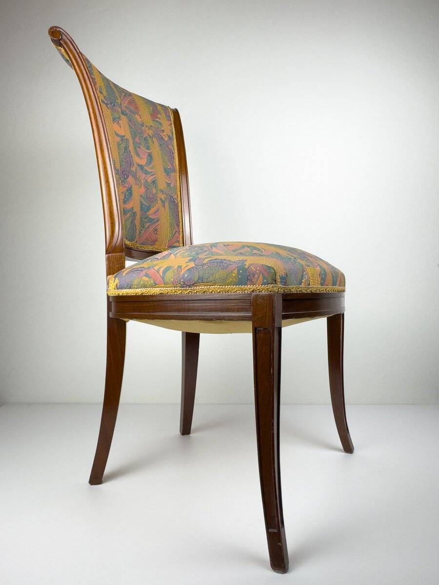 Vintage dining chairs, Italy, 1950s, set of 4