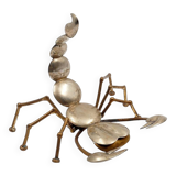 Brass and metal scorpion - 1970s